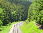 Ausweichstelle der Oberwei�bacher Bergbahn ...  Frank Thomas 23.05.2010