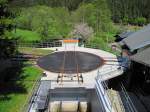 Drehscheibe der Oberwei�bacher Bergbahn ...  Frank Thomas 05.06.2010