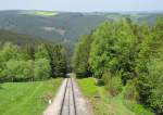 Die Oberwei�bacher Bergbahn zwischen ...  Frank Thomas 03.07.2010