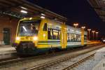 ODEG VT 650 wird gleich nach L�bz fahren. 16.12.2009  ...