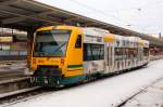 VT 650.58 steht am 30.01.10 in Lichtenberg und wartet auf ...