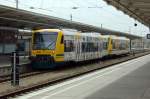 ODEG Ostdeutsche Eisenbahn GmbH VT 650.58 (650 058-0) & VT 650.62 (650 062-2) der ODEG als OE60 nach Wriezen im Bahnhof Berlin-Lichtenberg. 29.04.2010