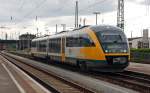 Ein Desiro der ODEG erreicht am 08.05.10 Cottbus.  ...