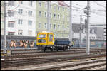 Ein OBW 10 erreicht Graz Hauptbahnhof . Schulungsfahrten führten den  Quasi Oldtimer   in die Region . 1. 03. 2024