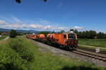 Arbeitsfahrt des  Tersus  im Bahnhof Sankt Martin im Sulmtal Bergla .