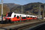 Cityjet 4746 004 + 4746 005 als Sonderzug in Bruck an der Mur am 3.11.2015.