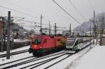 1116.065 + 4024.088 Ec 163 + R 5450 S 5 in Innsbruck Westbf 27.12.14  