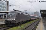 ÖBB- Cobra  mit IC 118 - Münster (Westf.) Hbf., kurz vor der Abfahrt am 23.05.2015 in Innsbruck Hbf