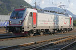 Am Abend des 17. Septembers 2020 gelangen mir meine bisher einzigen Fotos der Traxx MS3 oder Baureihe 188. Hier durchfährt die 188 003 den Bahnhof Kufstein Richtung München. Kufstein, Tirol, 17. September 2020