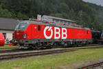 Die nagelneue 1293.003,ausgestellt beim Südbahnmuseum-Fest in Mürzzuschlag.