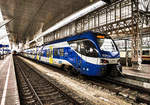 ET 314 wartet in Salzburg Hbf, auf die Abfahrt als M 79026 nach München Hbf.