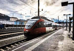 4024 007-9 fährt als S3 25715 (Bad Reichenhall - Schwarzach-St.Veit) in Salzburg Hbf ein.