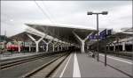 Modernisiert -    der Hauptbahnhof von Salzburg.
