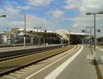 Blick auf den Hauptbahnhof Salzburg am 18.8.2015