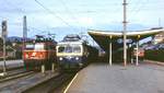 Mitte der 1980er Jahre erhielt der 4130.01 seine  Transalpin -Lackierung zurück.