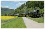 Die dienstälteste Dampflok der Welt, 671 der GKB (Südbahnreihe 29), bespannte am 12.5.2008 einen Sonderzug von Graz nach Übelbach mit Pendelfahrten zwischen Peggau-Deutschfeistritz und