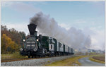 GKB 671 mit ihrem LPZ 8521 am 26.10.2016 zwischen der Haltestelle Gussendorf und dem Bahnhof Groß St.