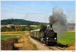 Dampflok 30.33 unterwegs nach Ernstbrunn. Karnabrunn, 27.9.2009.