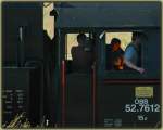 Die Lokmanschaft der B&B Lok 52.7612 wurde am 23.9.2006 von einem SWR Filmteam begleitet.