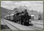 93.1332 der Nostalgiebahnen in Krnten (NBiK) beim 4. und letzten Karawankendampf der Saison 2006 am 31.8.2006 bei der ersten Rckfahrt von Faak am See nach Ferlach als Sdz R 16464 bei der Einfahrt in Ferlach.