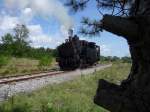 Am Dampftag im Eisenbahnmuseum Heizhaus Strasshof war die 97.208 im Einsatz.