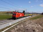 Die 2016 084 mit einem Autozug am 11.03.2017 unterwegs bei Črešnjevec.