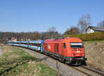 An einem sonnigen Montagmorgen im Monat März, wurde der IC 311  Drava  auf dem Teilstück von Graz Hauptbahnhof nach Szentgotthárd von der 2016 052 traktioniert und währenddessen