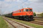 BB 2050.09 mit SLP von Mistelbach LB nach St. Plten ist am 26.April 2014 im Bf. Wien Erdbergerlnde angekommen.