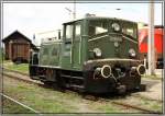 Verschublok 2060.57 steht anlsslich des heurigen Andampfen vor dem Eisenbahnmuseum in Knittelfeld.