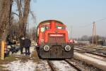 BIF 2062 053-1 am 22.Jänner 2016 vor dem SR 14295 in Traiskirchen Aspangbahn.