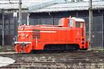 Die als 2067.12 angeschriebene DINO 92 81 2067 420-7 (ex Schleppbahn Liesing LDH 420) am 21.August 2016 in Amstetten.