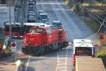 2070 086 fhrt Richtung Erdberger Lnde aus dem Donaukaibahnhof aus (27.8.2008)