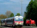 5047063-3 als R5973 sowie 2070 022-5 welche in Krze Richtung Simbach/Inn fahren wird; 090423