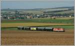 2143 062 mit dem NEX Leiser Berge am 15.9.2013 kurz vor Mollmannsdorf aufgenommen.