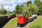 Feldbahnzug Kreuzung in Stainz am 10.05.2014