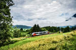 5022 fährt als S4 4808 (Hermagor - Villach), aus dem Bahnhof Görtschach-Förolach aus.
Aufgenommen am 4.7.2018.

Leider ist es mit dieser schönen Dieselstrecken-Idylle bald vorüber, denn ab Montag den 9.7.2018 wird die Gailtalbahn bis 11.11.2018 gesperrt sein (abgesehen für den Güterverkehr).
In dieser Zeit wird dann mit den Elektrifizierungsarbeiten begonnen.
Zwar wird es auch nach dieser Sperre, bis hin zur nächsten Sperre von 8.7. und 14.12.2019 noch Dieselbetrieb geben, jedoch leider schon mit hässlichen grauen Betonmasten :-(

<a href= http://www.gailtalbahn.at/  rel= nofollow >www.gailtalbahn.at/</a>
<a href= https://www.facebook.com/vereingailtalbahn/  rel= nofollow >www.facebook.com/vereingailtalbahn/</a>