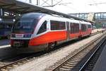 ÖBB 5022 055-5 am 15.August 2019 als R 2739 nach  Aspang Markt im Bahnhof Wiener Neustadt.