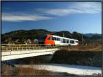 Triebwagen 5022 034 Desiro fhrt von Knittelfeld in Richtung St.Michael.