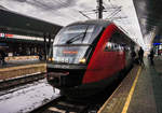 5022 027-4 bei der Ankunft als R 4521 aus Wolfsberg in Klagenfurt Hbf.