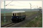 5041.03 der BB Nostalgie bei der Tour O2 von Wien Sd ber die innere Aspangbahn nach Mllendorf, als Sonderzug R 16185 am 10.3.2007 ca. 2 Km vor dem Zielbahnhof. 