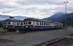 Im Juli 1991 treffen 5046 212-6 und 5046 207-5 im Bahnhof St. Paul im Lavanttal aufeinander