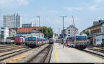 Übersicht über den Bahnhof Linz Urfahr am 31.