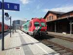 StLB 5047 fuhr am 23.08.2019 als S31
nach Weiz Nord. Hier am Grazer Ostbahnhof. 