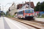 5047 096 am 28.07.2009 bei der Einfahrt als Regionalzug von Neusiedl am See in den Bahnhof Eisenstadt. Zur Zeit ist Eisenstadt Zugendbahnhof, da an der Strecke nach Wulkaprodersdorf noch gearbeitet wird.