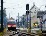 5047 035-0 hlt als R 7820 im neu elektrifizierten   Bahnhof Eisenstadt.