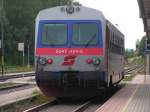 5047 084-8 bei der Abfahrt als Regionalzug nach Schrding Bhf. RIED 2005-08-27