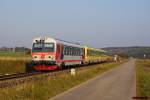 BB 5047 055 und Raaberbahn/GySEV 5147 511/512 fahren gemeinsam als R7711 von Wiener Neustadt Hbf nach Sopron.