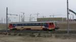 5047 028 als berstellung zum Westbahnhof bei Wien Sd am 6.4.2012 auf der Verbindungskurve der Baustelle des neuen Wiener Hauptbahnhofs.