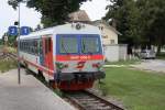 5047 048-3 verlässt am 01.August 2014 als R 7210 von Gänserndorf nach Obersdorf die Hst. Bockfließ.