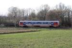 5047 091-3 als R 6589 (Leobersdorf  - Weissenbach-Neuhaus ) am 12.April 2015 kurz nach der Ausfahrt aus Leobersdorf.